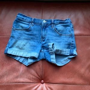 Jean shorts, no rips